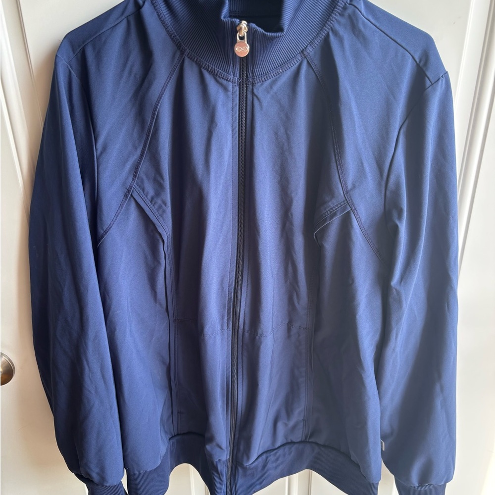 Cherokee Woman’s Navy Scrub Jacket